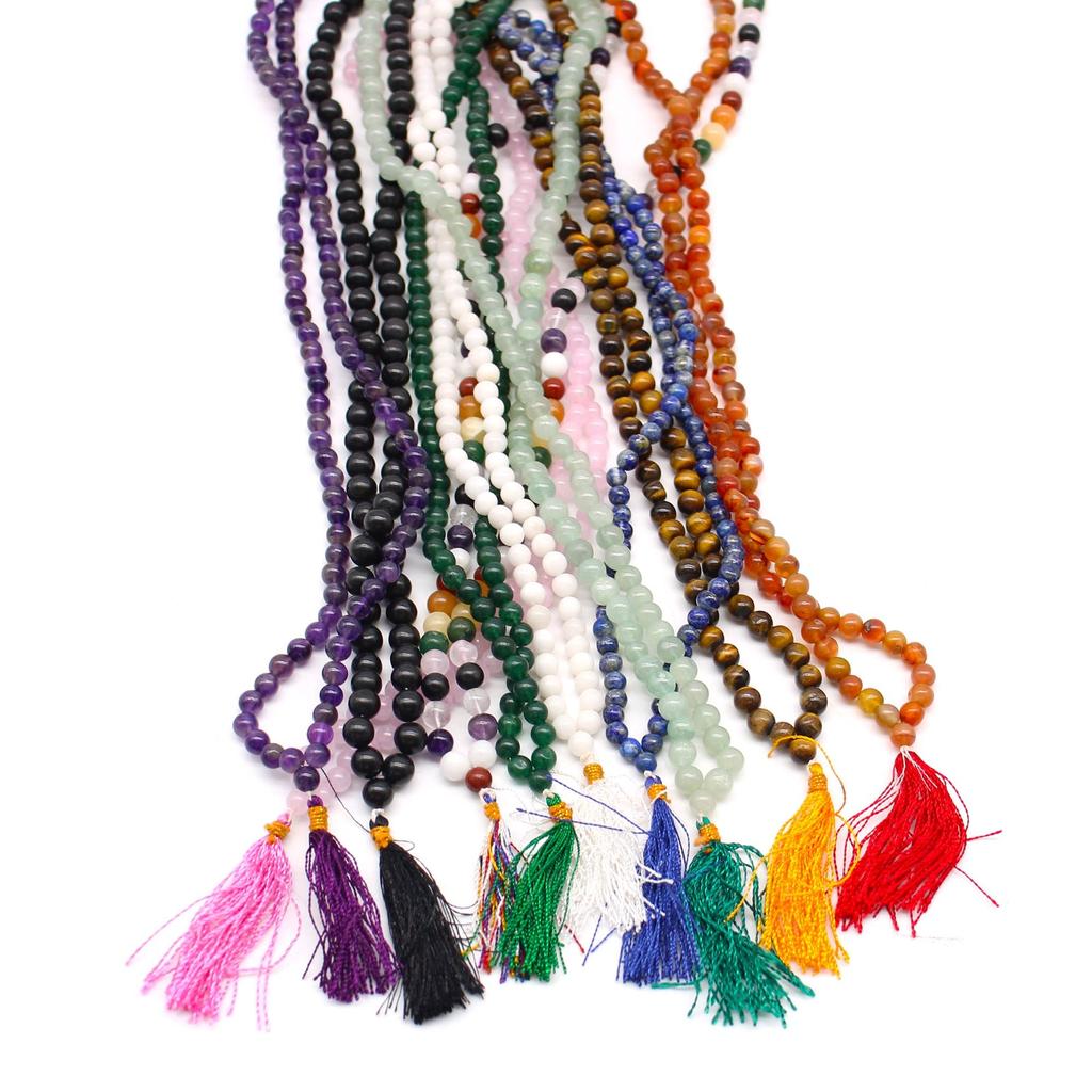 Amethyst Japa Mala – 108 Beads
