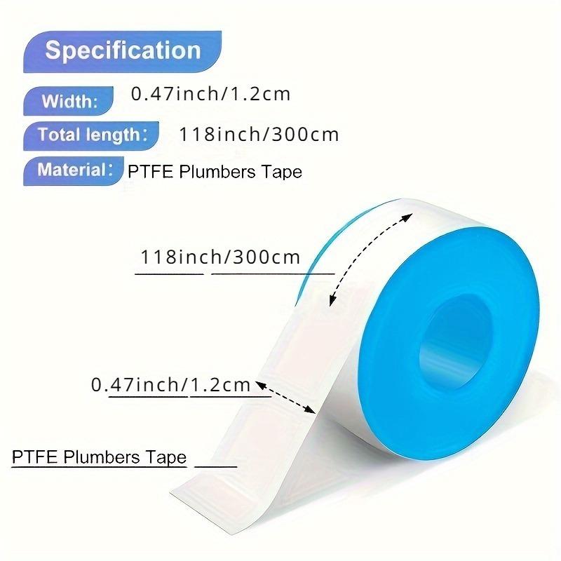 4pcs Plumbing Tapes, PTFE Tapes, Sealing Tapes, Plumbing Tapes, Sealant Tapes, Thread Sealing Tapes, Plumbing Tape for Shower Heads,