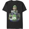 Мужская футболка Nintendo Mario Kart Луиджи Быстрая езда