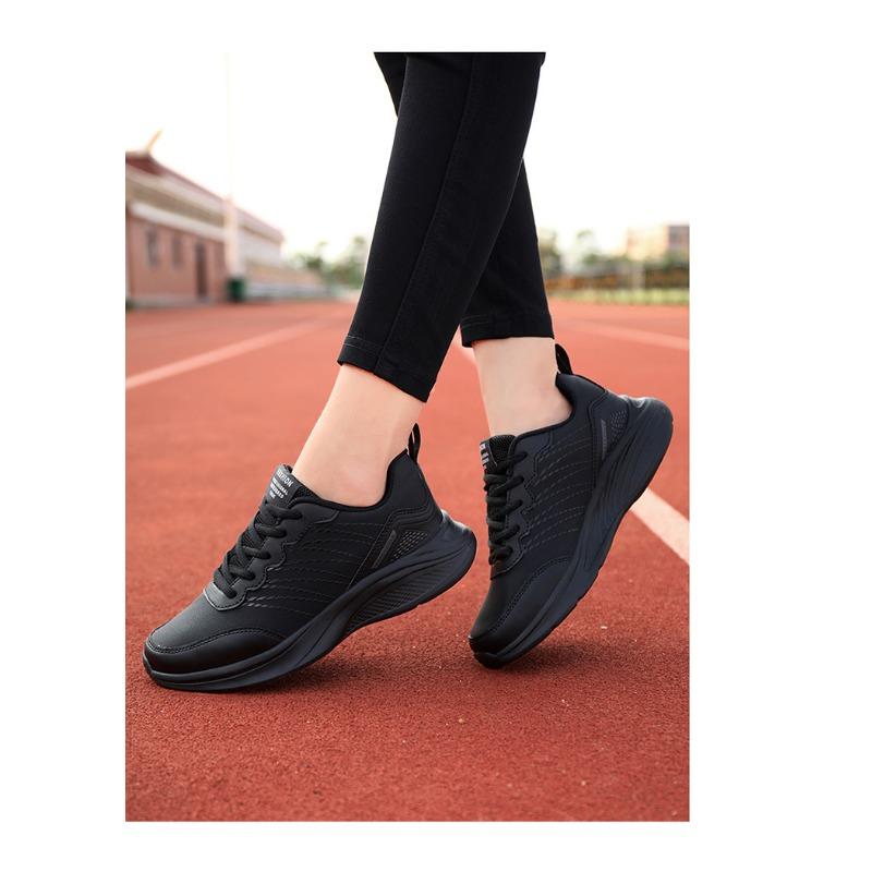 Новые осенние и зимние женские туфли из натуральной кожи для спорта и отдыха на открытом воздухе, спортивная обувь больших размеров, универсальные кроссовки для студентов