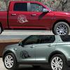 2 шт. Боковые наклейки на двери автомобиля Виниловая пленка Автомобильное украшение Наклейка Компас Водонепроницаемый Стайлинг внедорожников Автомобили Аксессуары для тюнинга автомобилей