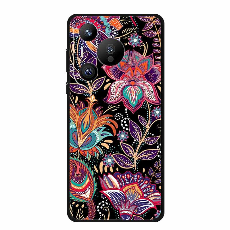 Чехол для телефона Huawei Pura 70 Pro с тиснением и цветной покраской, с текстурой высокого качества - 1 шт.