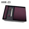 Men'S Tie Square Cuff Tie Clip Gift Box Set Business Casual Tie Black Gift Box