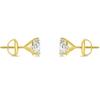 Jewels Prim 5.50 Ct Round Cut Diamond Stud Earrings Solid18K Yellow Gold Screw Back Martini Earrings For Women's