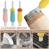 Cup Lid Cleaning Brush, Multifunctional Portable Bottle Cap Cleaning Brush