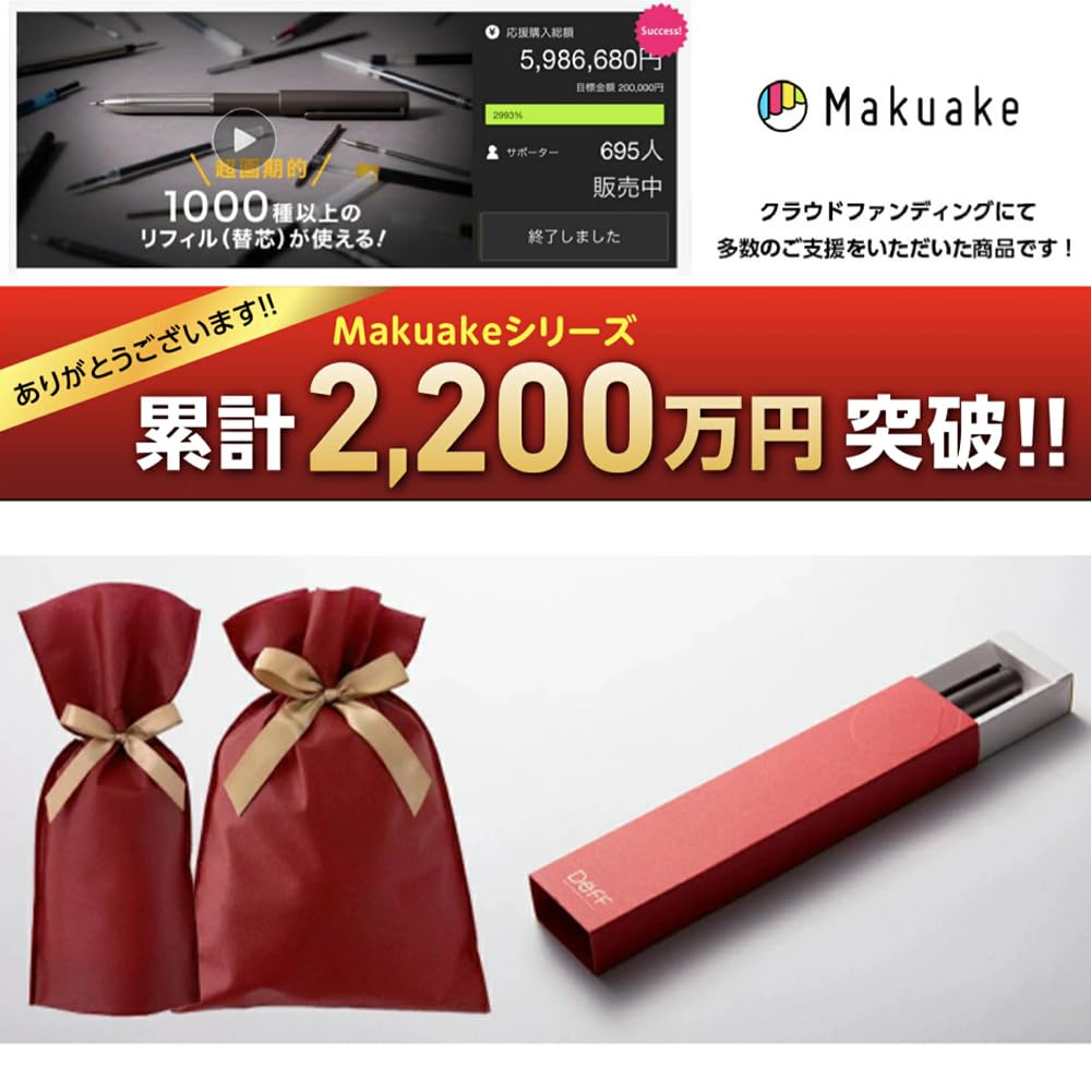 Deff Премиальная шариковая ручка Ручка Угольно-черный Стержни, Пиджак, Подарок для мужчин и женщин, На масляной основе, На водной основе, Бизнес, Алюминий,