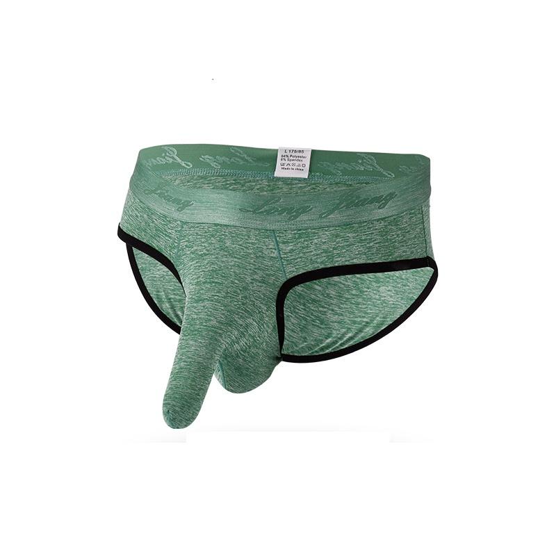 Men Bikini Pouch Briefs Sleeve Penis Sheath Underwear Shorts Underpants Lingerie