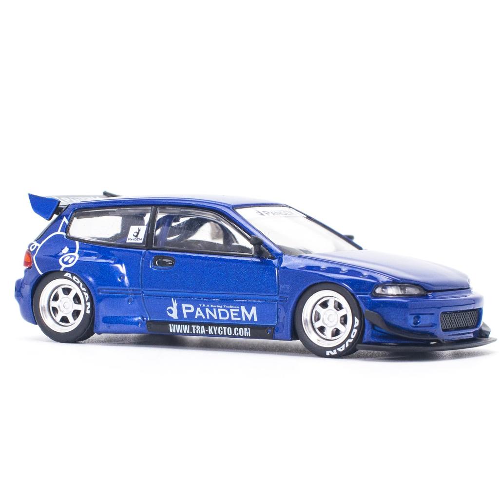 POP RACE PANDEM CIVIC EG6 METALLIC BLUE Готовый продукт 1/64 v1.5