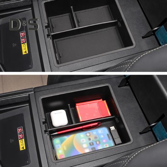 Центральный консольный органайзер для Lexus GX 550 Вставной ящик для хранения вещей Внутренний водонепроницаемый нескользящий резиновый коврик Солнцезащитные очки Салфетки Ключи Мобильные телефоны Автомобиль