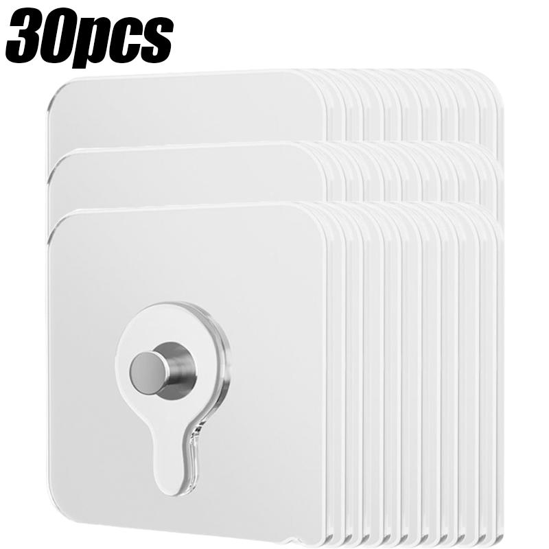 10/150x Прозрачные настенные крючки-наклейки Без сверления Без гвоздей Самоклеящиеся Крючки-вешалки для фоторамки, часов, винтов Держатели Органайзеры