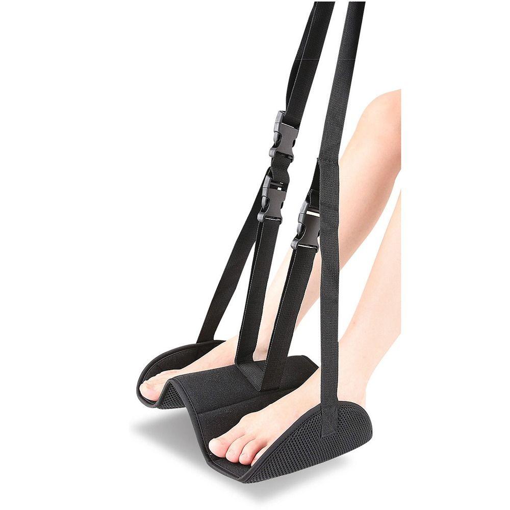 Adjustable Airplane Foot Hammock Lightweight Leg Support Cushion Leg Comfort Mat Long Flights