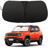 Front Windshield Sunshade Fit For Jeep Renegade 2015-2025 UV Ray Reflector Foldable Car Shade Automotive Windshield Sunshades Jeep Renegade