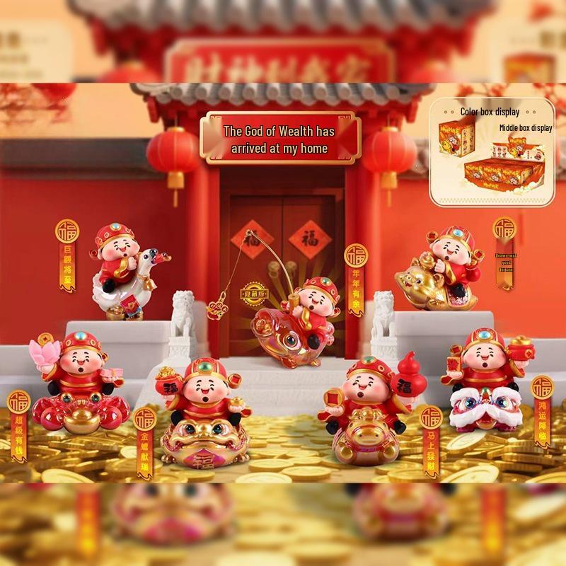 Sheng Zhi Милый Кот Органайзер-Сюрприз: Изысканная фигурка для рабочего стола на каждый день