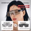 ZUOSEN Cycling Prescription Clip-On Men's Photochromic UV Protection Sports Sunglasses Black Frame