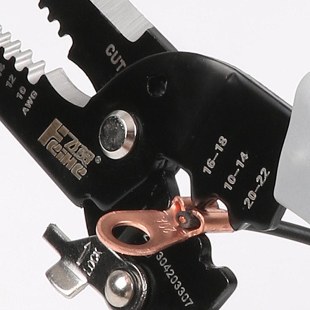 5-в-1 Стриппер для снятия изоляции, клещи для удаления окалины, мультитул, стриппер для проволоки, стриппер для электрического кабеля, кусачки, многофункциональный инструмент для ремонта проводов