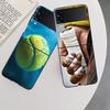 Теннисная ракетка Теннисный мяч Чехол для телефона Для Samsung Z Flip 7 6 5G Galaxy Z Flip 5 4 3 Черный Жесткий чехол-бампер Роскошный ПК-корпус Coque