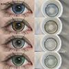 New Color Contact Lenses Blue Annual Disposable Soft Lenses Fashion Green Contact Lenses Natural Brown Color Cosmetic Contact Lenses 1 Pair