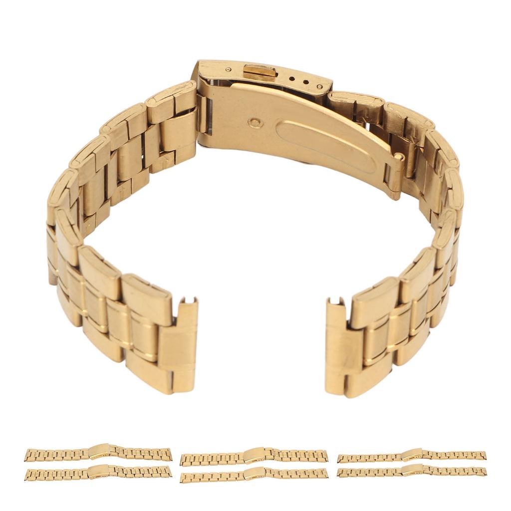 Ремешок для часов из нержавеющей стали, быстросъемный двойной замок, сменная пряжка, металлический ремешок для часов для M