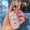 Покрытие ТПУ Чехол-футляр для автомобильного ключа Брелок для Jeep Renegade Compass Grand Cherokee для Chrysler 300C Wrangler Dodge Автомобильные аксессуары