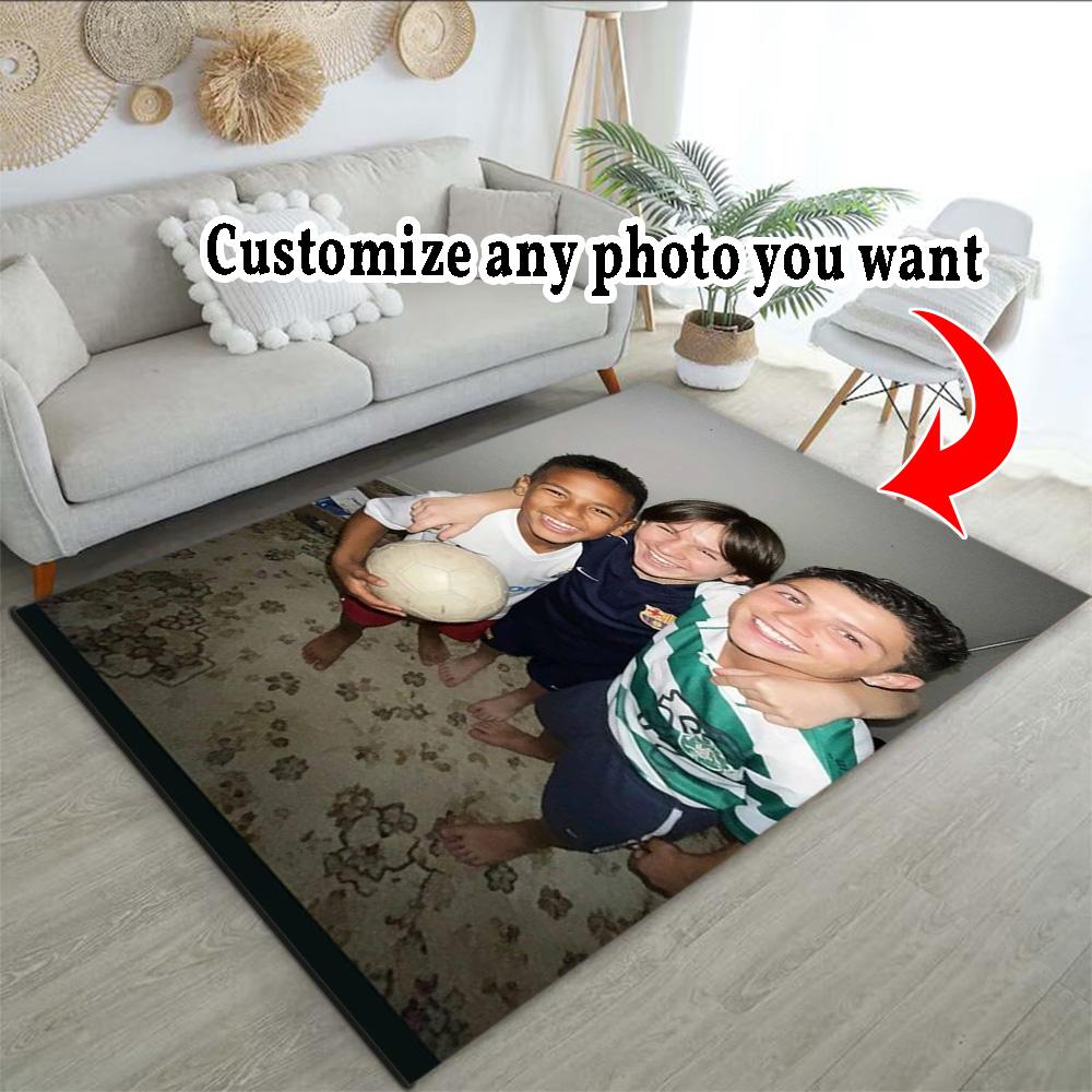Customize Photo Personalized image Floor Mat Perfect for Playrooms Entryway Outdoor Game Room Antislip Carpet Decorate Offices
