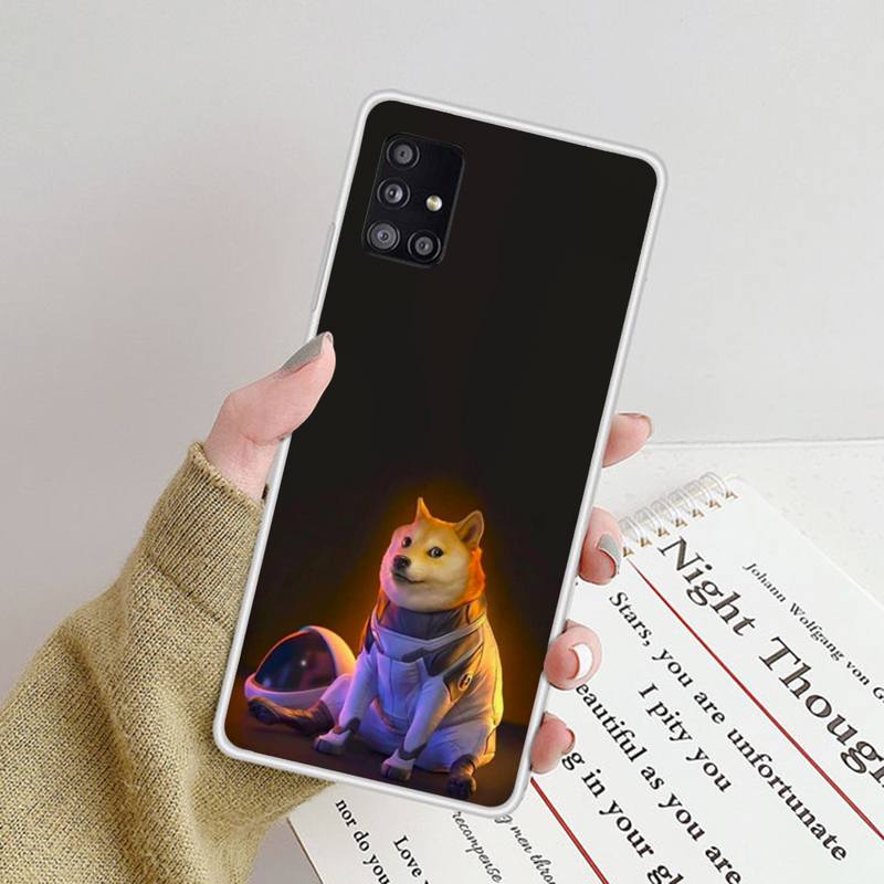 Чехол для телефона Funny Dog Cheems для Samsung Galaxy S9 S10 Plus S10E S20FE A71 A51 A21S из прозрачного силикона