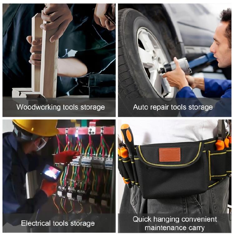 Органайзеры для инструментов из ткани Оксфорд, поясная сумка-фартук для хранения с регулируемым ремнем, для организации инструментов при сантехнических, столярных работах