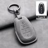 Leather Car Key Case Cover Protective Shell For Chevrolet Chevy Malibu Camaro Cruze Traverse Spark Equinox Sonic Volt Keychain