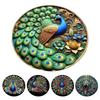Non-slip Peacock Carpet Soft Door Gasket Durable Blanket  for Living Room Tea Table Bedside