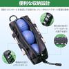 Golf ball case holds 3 balls compatible fork marker hat clip front back needle holder zipper type carabiner convenient carrying lightweight durable