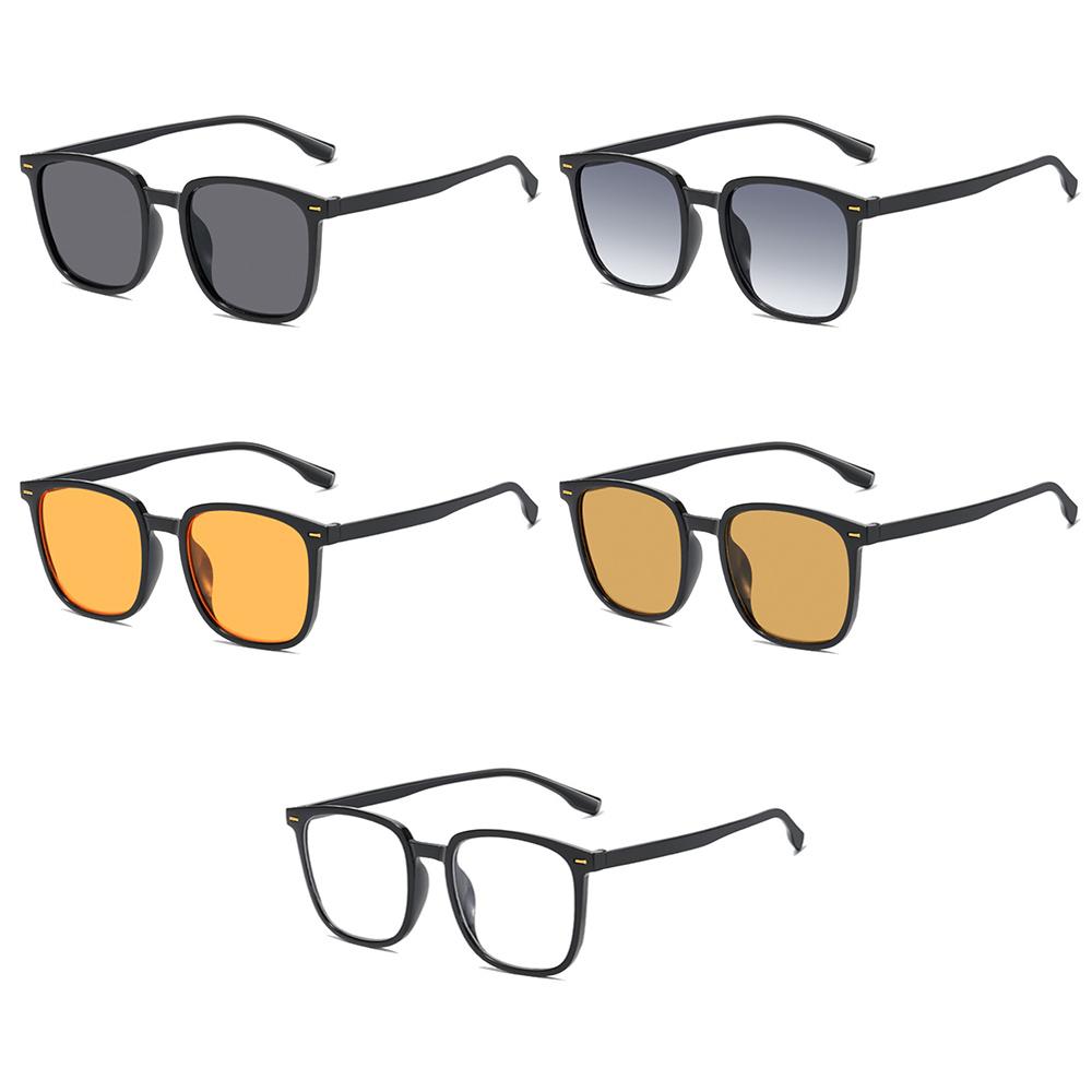 UV400 Protection Tea Brown Sunglasses Travel and Street Style Men's Driving Sun Glasses  Unisex