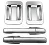 BRIGHTZ Door Handle Covers and Knob Plate Satin Silver Plated Compatible with and 2 N-VAN JJ1/JJ2 Set, [DHC-NOBU-489] JJ, J1, J2, 1, N-VANs