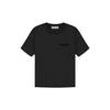 Fear of God Футболка с коротким рукавом Essentials с буквенным принтом, топы унисекс, черная FOG-SS22-956