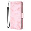 For Xiaomi 15 Ultra Leather Case Marble Pattern Phone Wallet Stand Cover with Wrist Strap