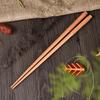 1 Pair of Twisted Wire Wind Wood Chopsticks, Anti Roll Rosewood Bamboo Chopsticks, Household Tableware Chopsticks, High-quality Wooden Chopsticks