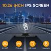 4K HD 10,26 "беспроводной автомобильный навигатор Carplay с двойной записью, видеорегистратор высокой четкости