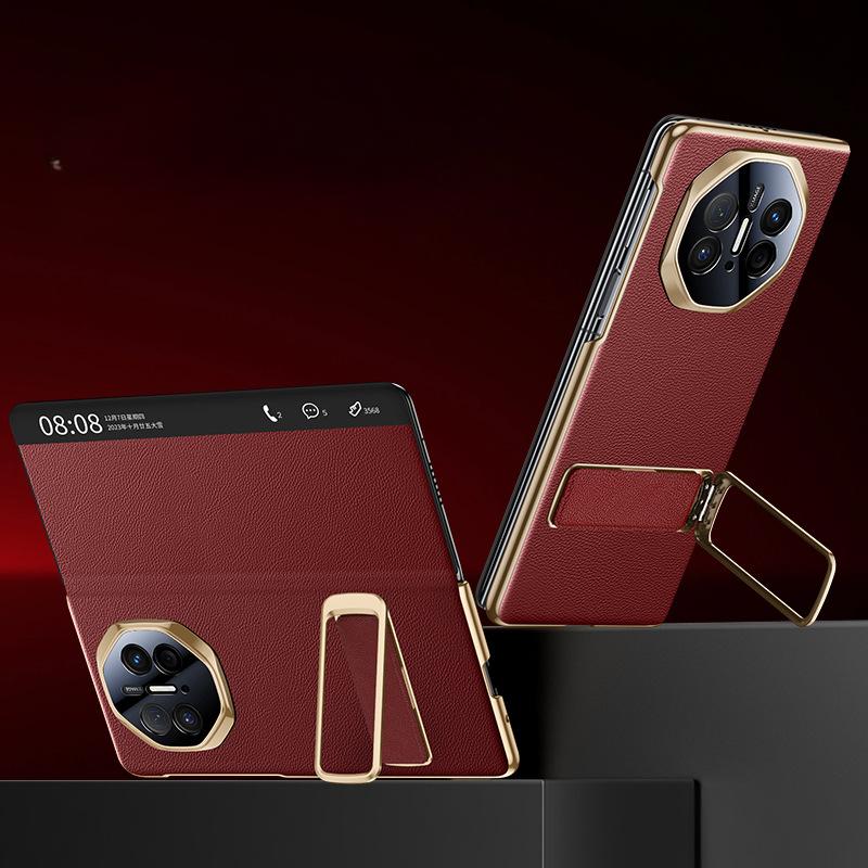 Подходит для чехла для мобильного телефона Huawei Matex5, браслета-подставки с вращением, коллекционной версии X6 с гальваническим покрытием, кожаного чехла для бизнеса и защиты от падений X3