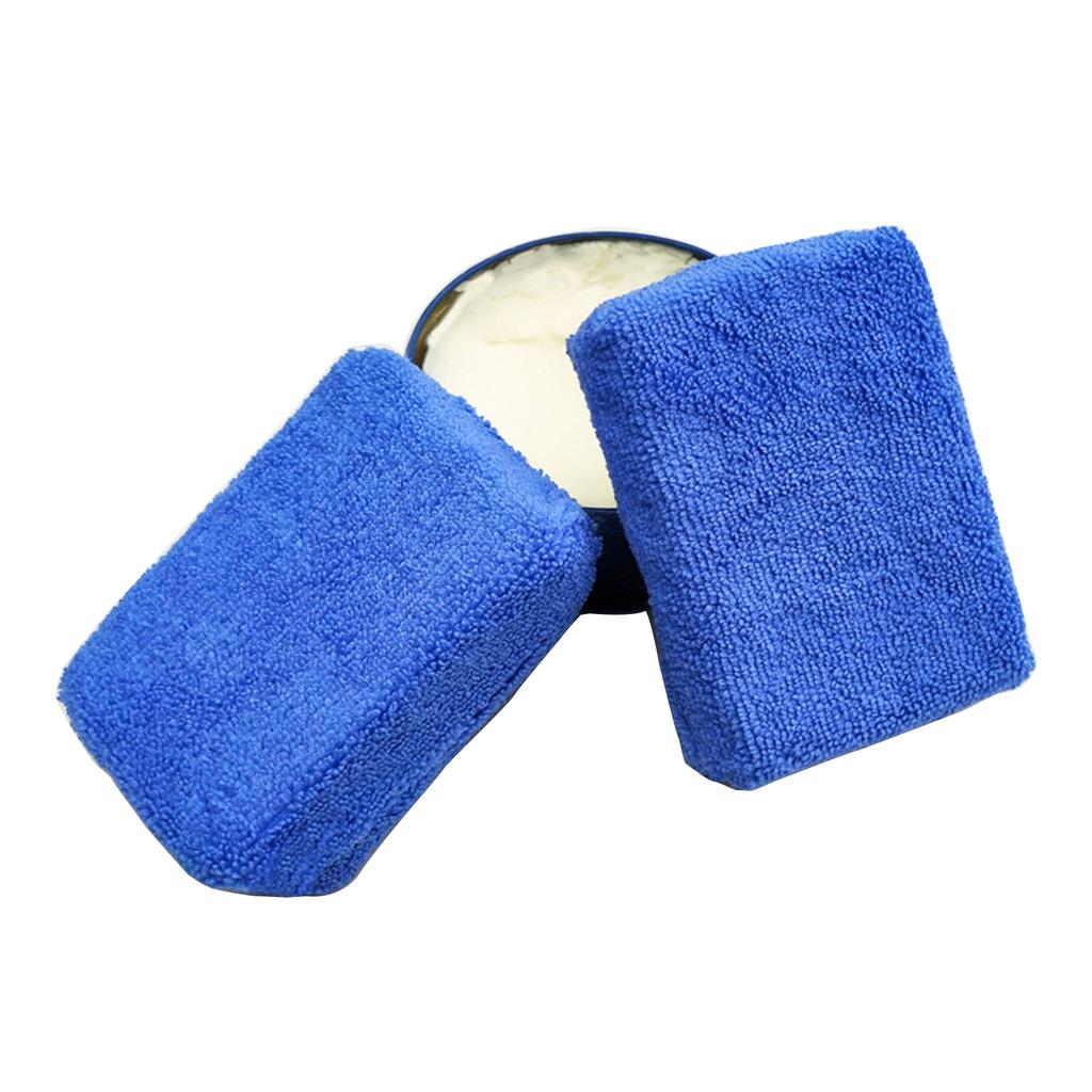 8 Pack Microfiber Applicator Pads Microfiber Sponge Car Wash Sponge and Cleaning Pads Perfect for Effortless Wax Sealant