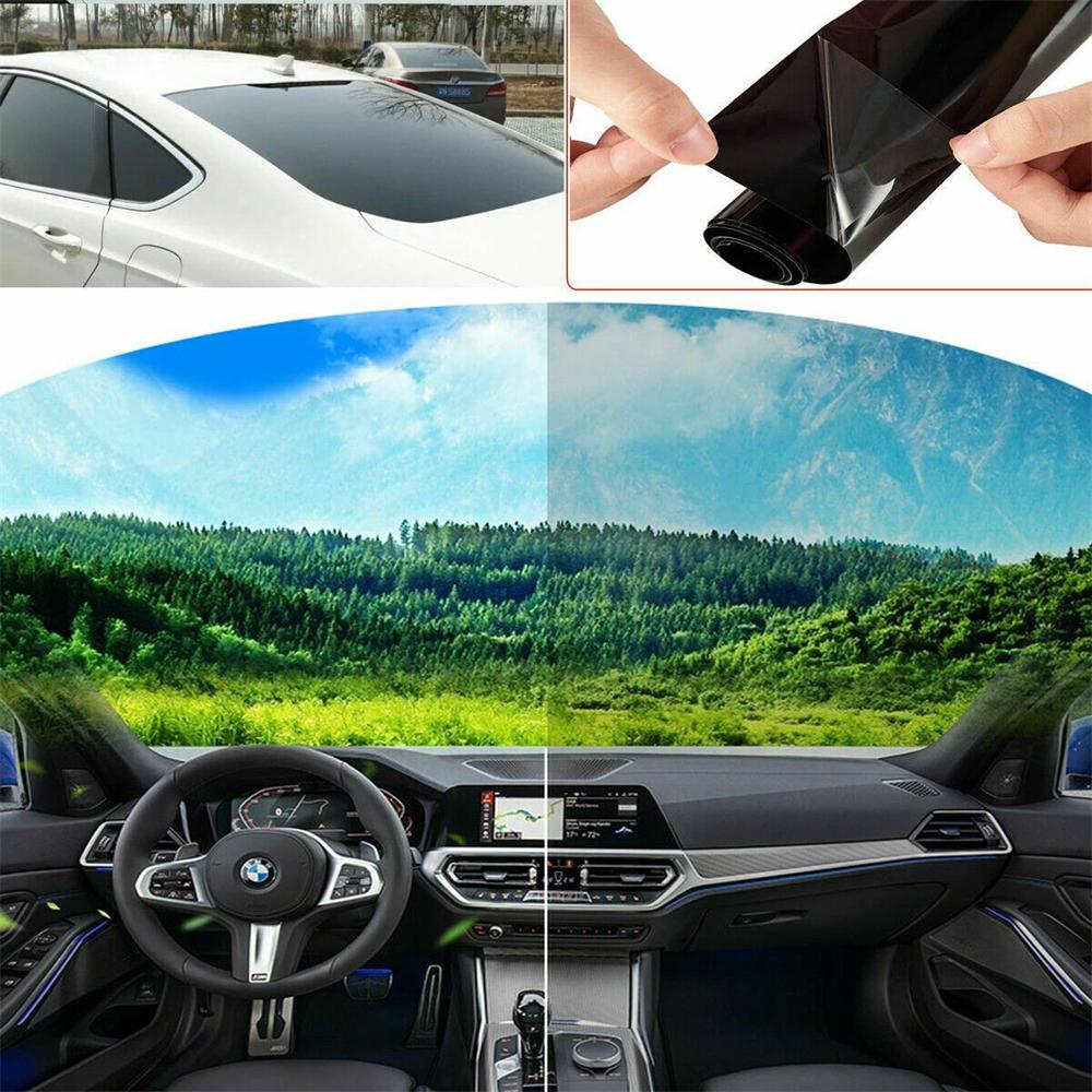 Sheets For Windows And Sunscreen Solar Sun Protection Window Film Foil 1-50 Percent VLT Car Window Shade Tinting 3M*50cm