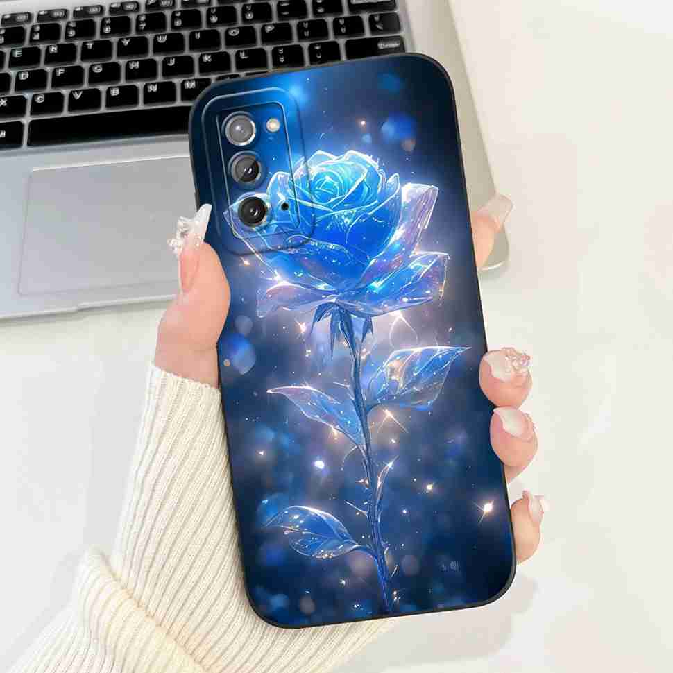 For Samsung Galaxy Note20 4G Case SM-N980F Popular Love Soft Silicone Cover For Samsung note20 5G 6.7" Cute Butterfly Bumper