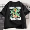 BrrBrr Patapin Футболка Итальянский Мозговая Гниль Футболка С Коротким Рукавом Модная Футболка Harajuku Футболка Streetwear Унисекс Топы Футболки