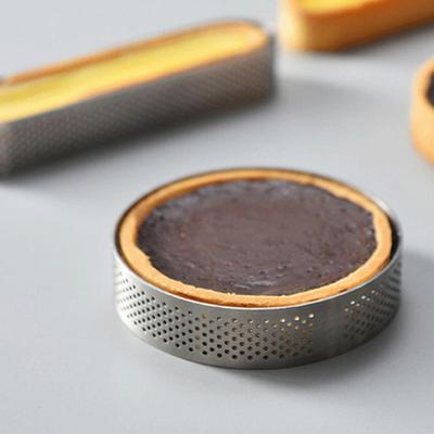 1/3/5 шт 8 10 см нержавеющая сталь форма для тарталеток кольцо для мусса тарталетки печенье вырубка для пирожных кольцо для пирога перфорированное