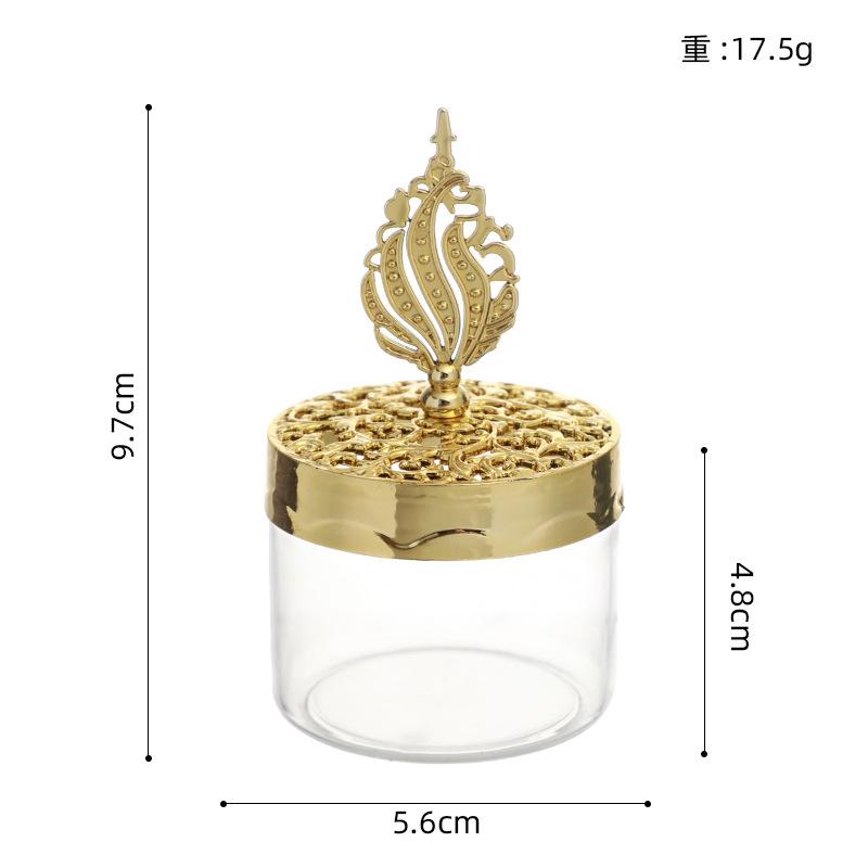Creative Plastic Candy Box, Palace Banquet Wedding Candy Box, Electroplated Silver New European Plastic Storage Box