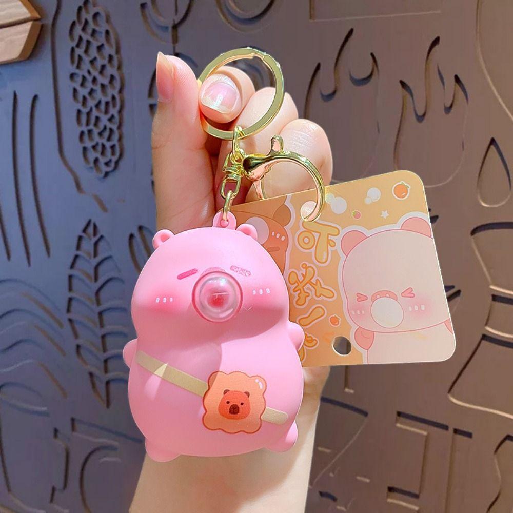 Мультяшный капибара брелок кавайный рюкзак вешалка милое украшение для автомобиля