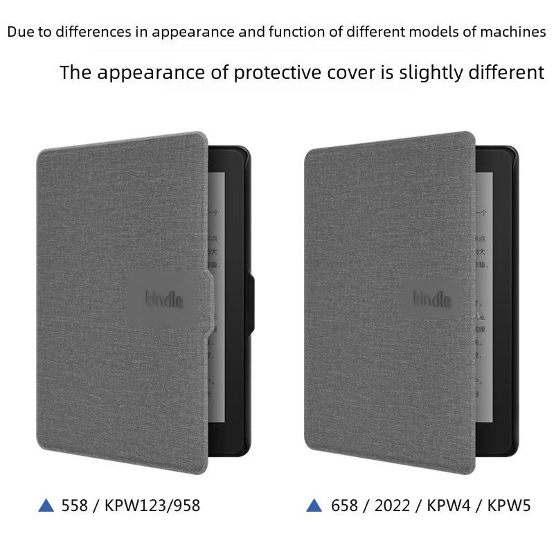 Защитный чехол для Kindle 2024 — молодежная версия для Paperwhite 543, 558 — чехол из льняной кожи