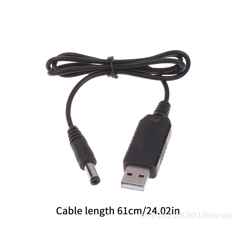 Кабель-усилитель 5 В - 21 В - Кабель-преобразователь USB в DC для литий-ионных аккумуляторных блоков