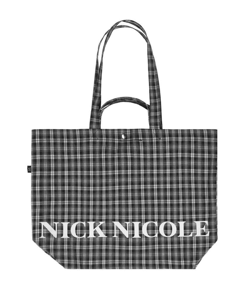Nick&Nicole Двусторонняя экосумка Double Check_Черная