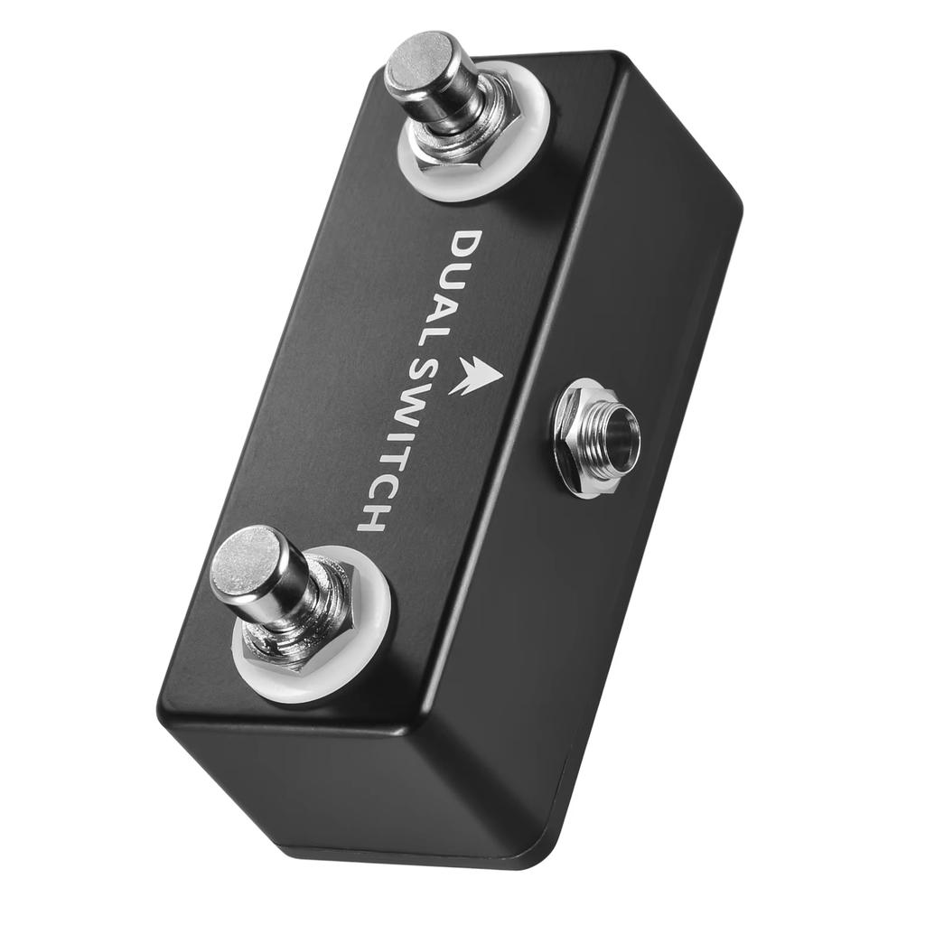 DUAL SWITCH Guitar Effect Pedal Dual Footswitch Foot Switch PURE BUFFER Guitar Pedals Full Metal Shell Guitar Accessories