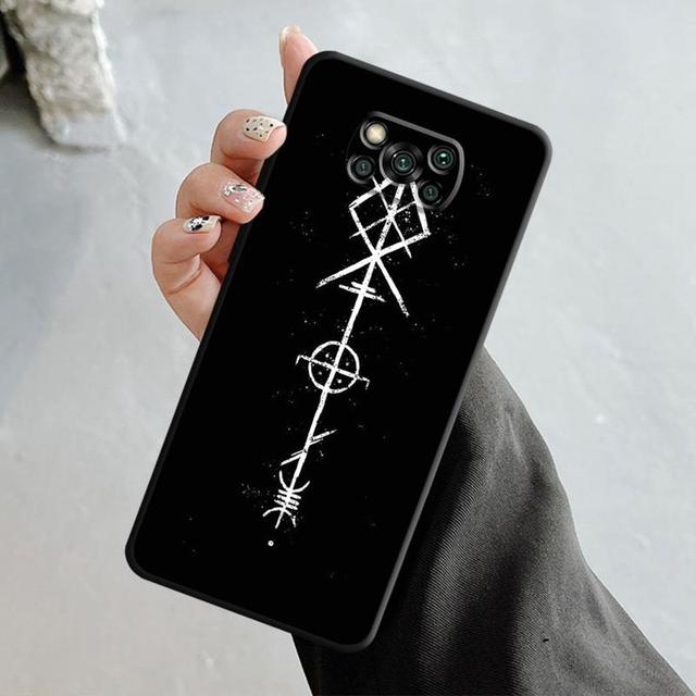 Чехол для телефона Xiaomi Poco X3 Nfc X4pro M3 C40 для Mi 12 11 10 10t 8 Note10 Lite 11ultra 11t Pro F1 Viking Vegvisir Logo Tree