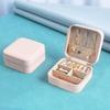Jewelry Mini Storage Box Earrings Rings Organizer with Soft Lining Large Capacity Compact Design Portable Storage Display Case
