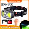Rechargeable Headlight Led Head Flashlight Camping Head Light Strong Smart Induction Headlamp Portable Fishing Head Torch